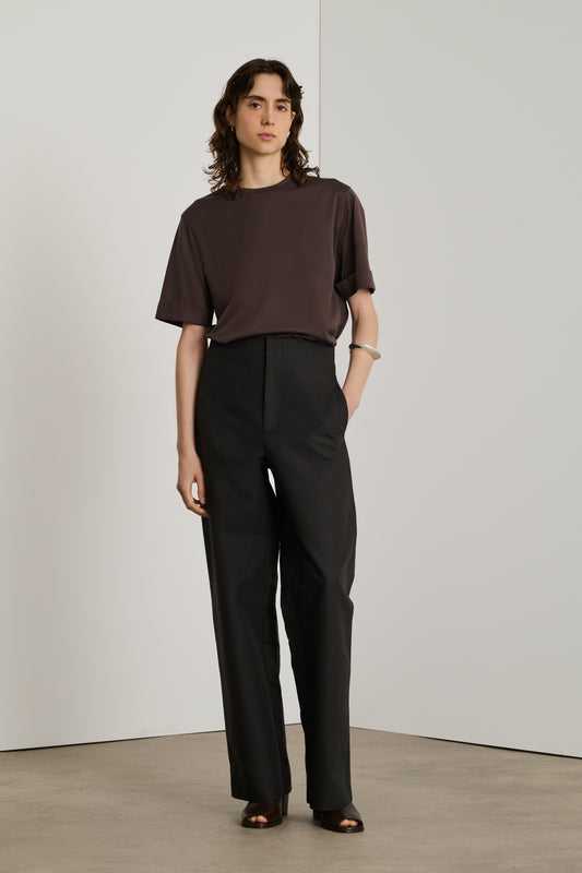 Tee-Shirt Ama - Marron - Coton - Femme