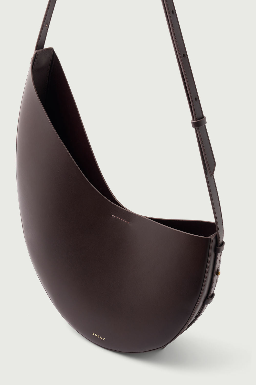 Sac Winona - Bordeaux Foncé - Cuir - Femme vue 4