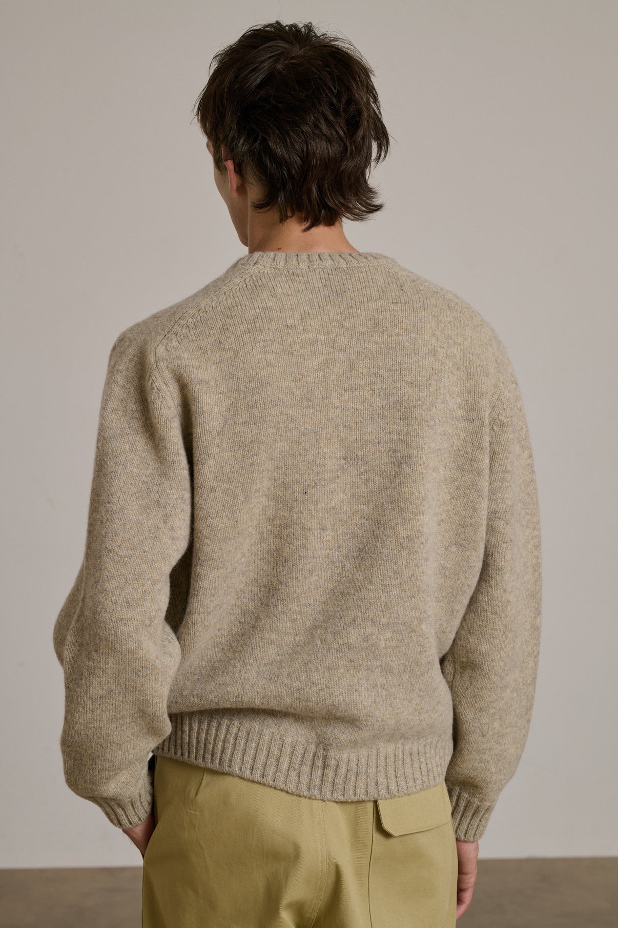 Pull Isamu - Beige - Laine - Homme vue 2