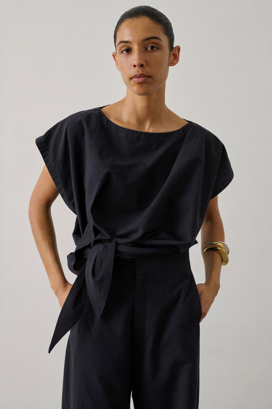 Blouse Itea - Bleu Nuit - Femme