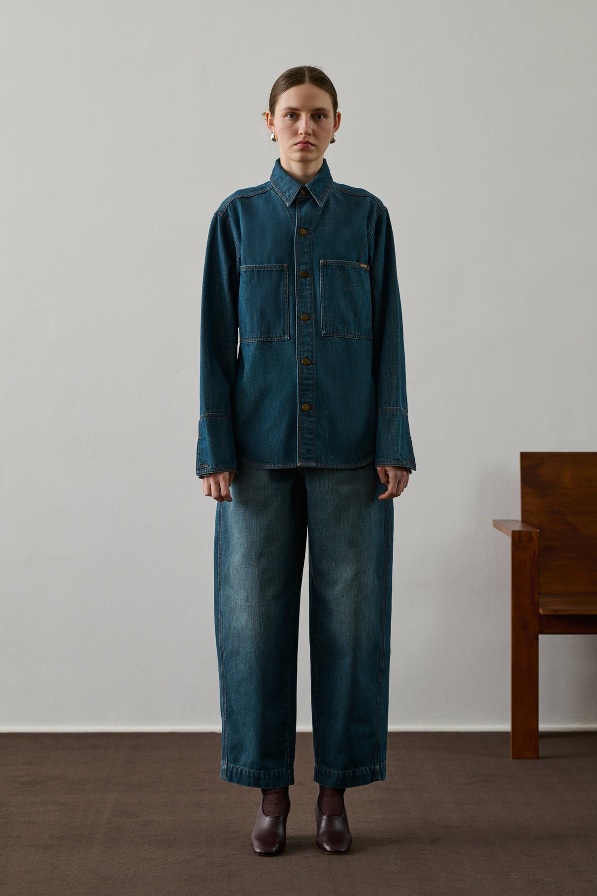 Chemise Garance - Bleu/Vert - Femme vue 5