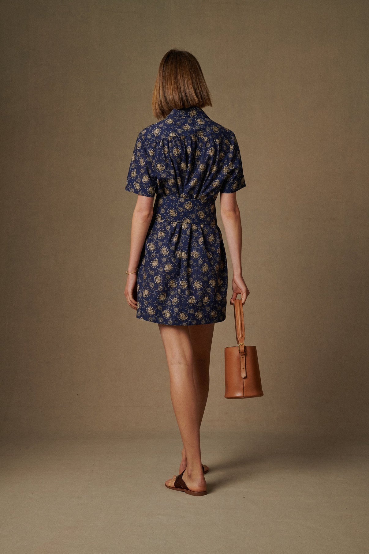 MAUD NAVY DRESS vue 4