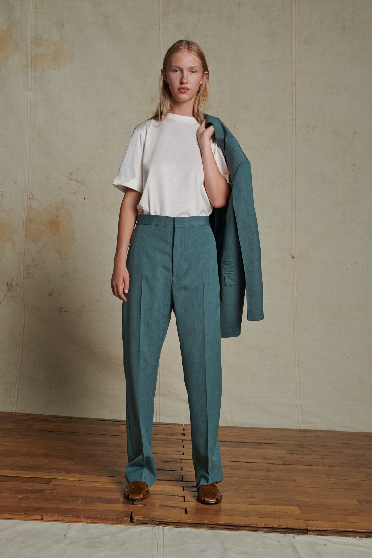 Pantalon Valencia - Vert D'Eau - Femme vue 1