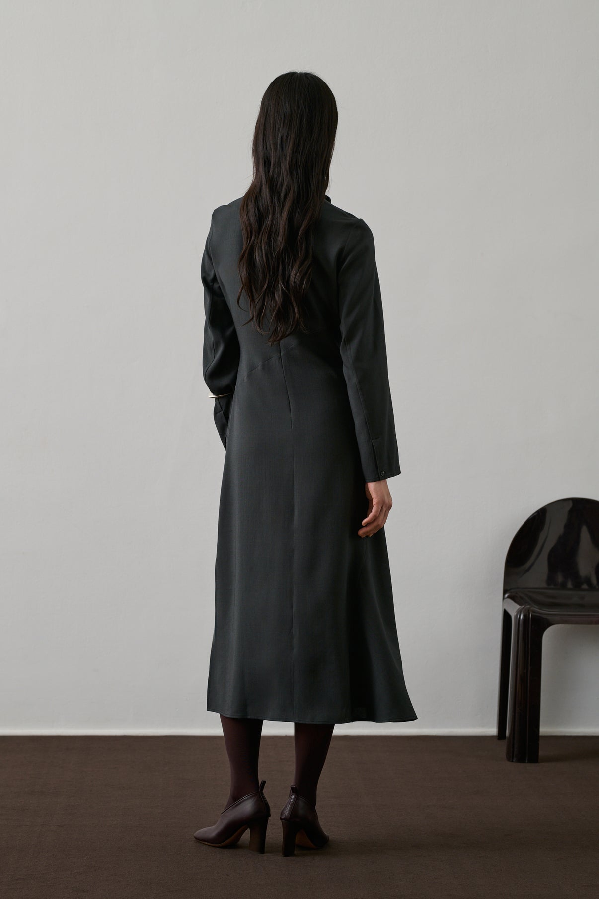 Robe Faustine - Gris Anthracite - Femme vue 2