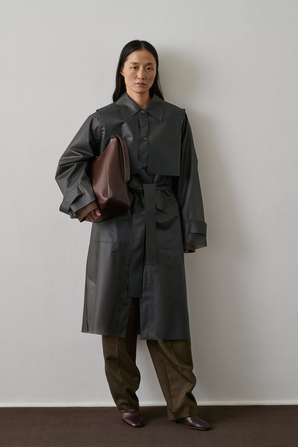Trench Gaultier - Gris Anthracite - Femme vue 4