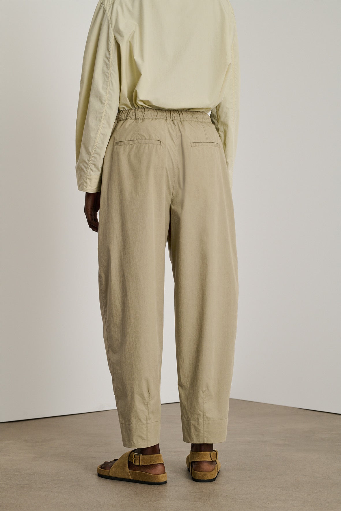 Pantalon Andreas - Argile - Coton - Femme vue 3