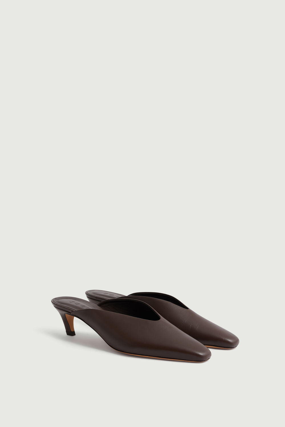 Mules Amalie - Marron - Cuir - Femme vue 4
