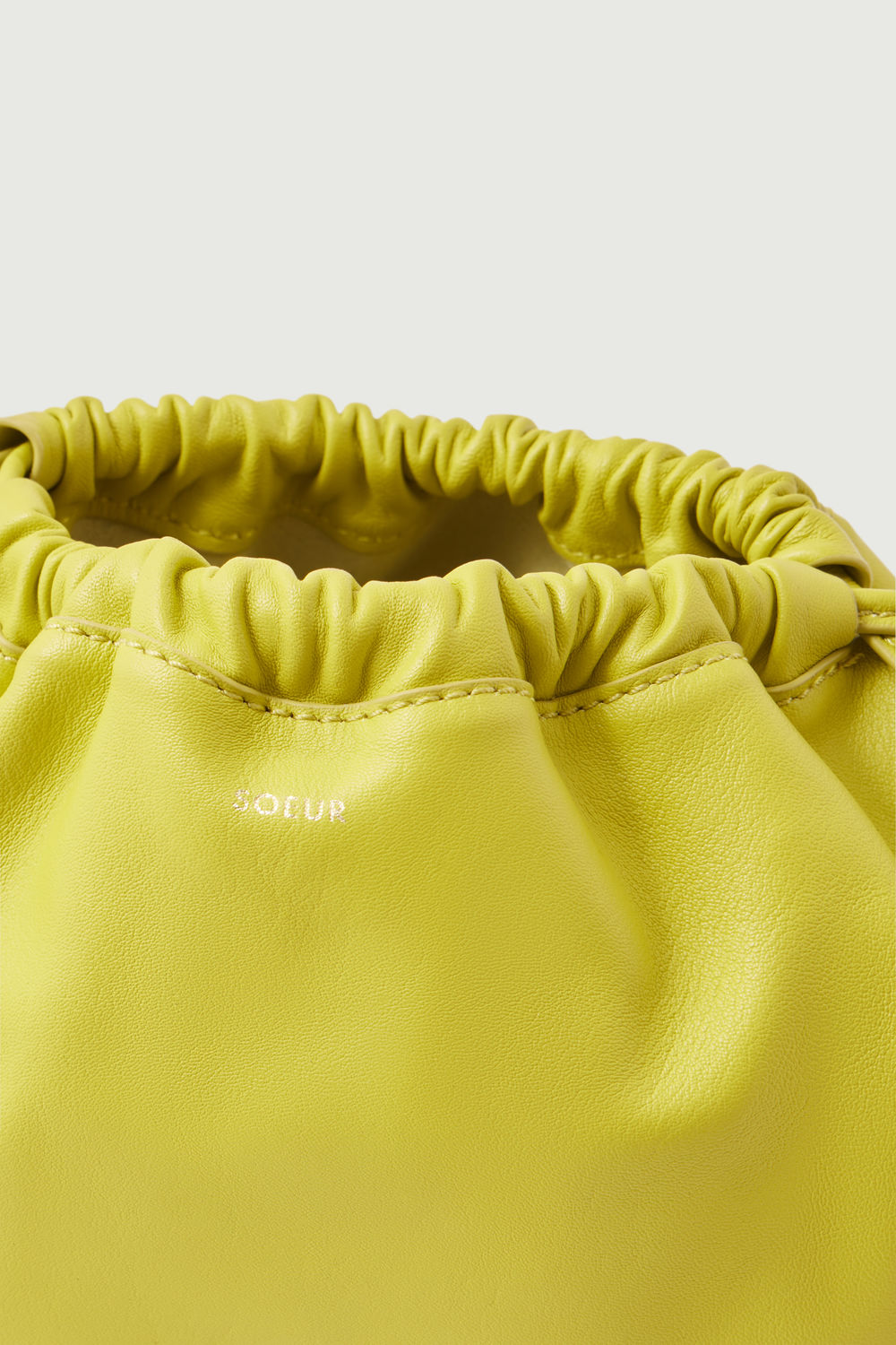 Sac Suzette - Jaune Néon - Cuir - Femme